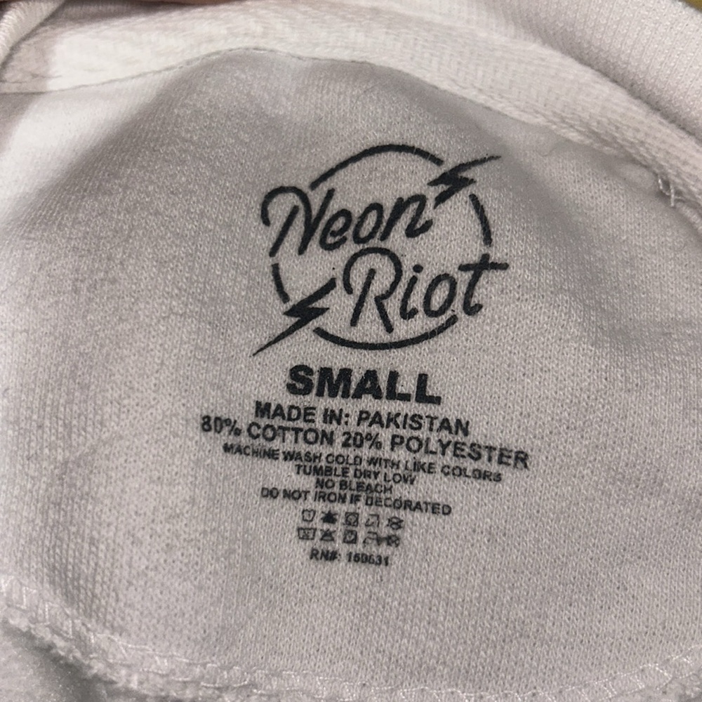 Neon Riot Crewneck Sweater - Picture 3 of 5